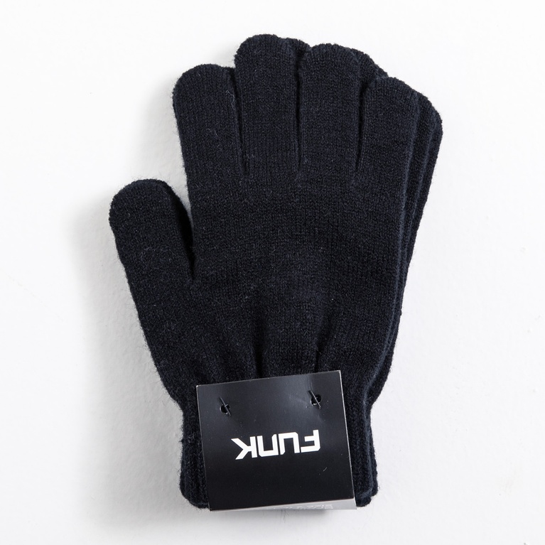 Fine-knit gloves 2-pack "Magic" Black